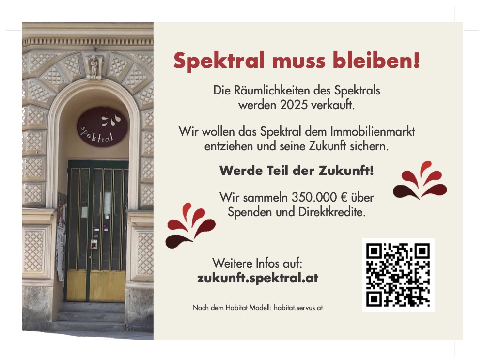 Rettet das Spektral Flyer (front)